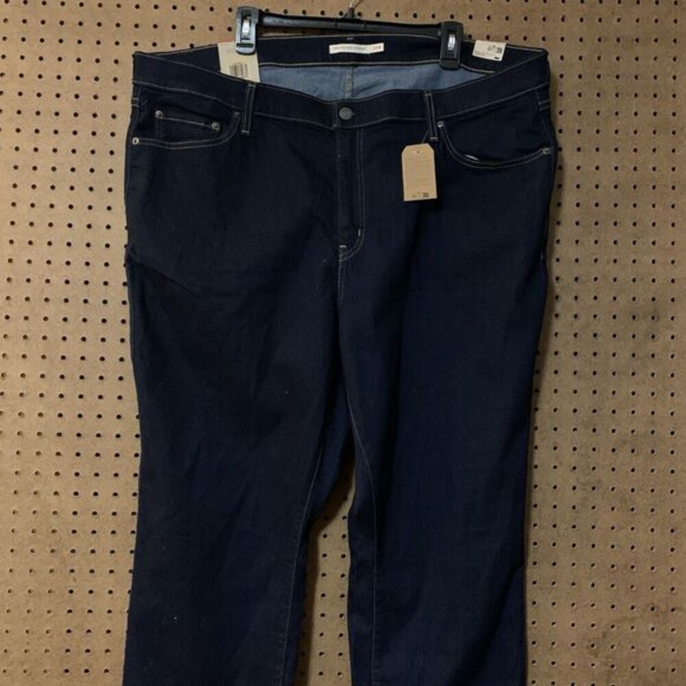 Levi’s Jeans Denim Women’s 724 High Rise Slim Straight 24w Dark Wash New